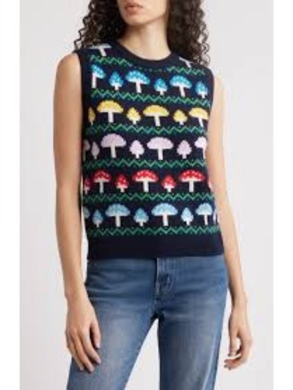 Boden Edie Fair Isle Sweater Vest XS